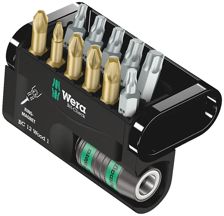 Wera Bit-Check 12 Wood 1 - Schraubendreherbit und Bit-Halterset, Ansicht 4