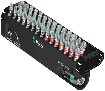Wera Bit-Check 30 BiTorsion 1 - Schraubendreherbit und Bit-Halterset von LumaTech