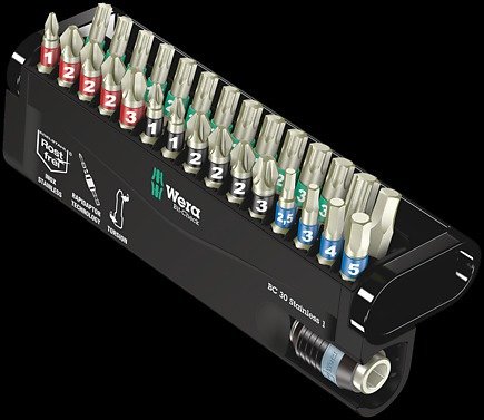 Wera Bit-Check 30 Stainless 1 - 30 Stück(e) - Pozidriv - Torx - Kunststoff - Box