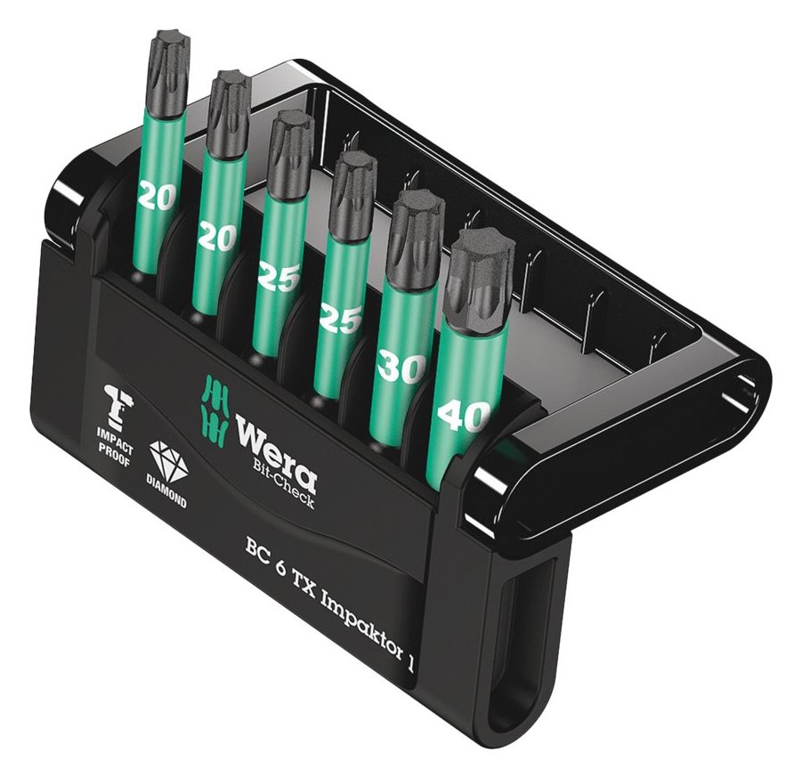 Wera Bit-Check 6 TX Impaktor 1 - Schraubenziehersatz