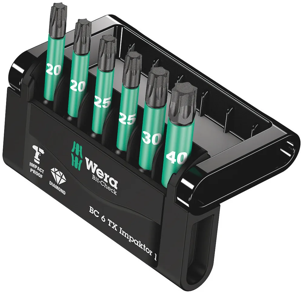 Wera Bit-Check 6 TX Impaktor 1 - Schraubenziehersatz, Ansicht 3