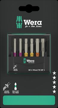 Wera Bit-Check 6 Wood Torx HF 1 SB 05073639001 von LumaTech