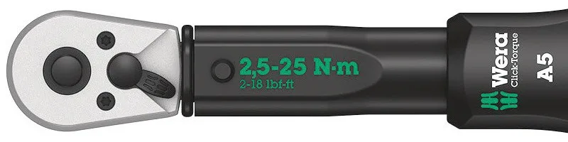 Wera Click Torque A 5 - Drehmomentschlüssel - 6.35 mm, Ansicht 4