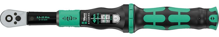 Wera Click-Torque Lock A 5 R/L 05075693001 Drehmomentschlüssel mit