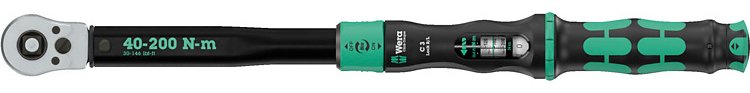 Wera Click-Torque Lock C3 R/L 1/2x40-200 05075695001
