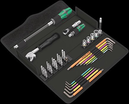 Wera Kraftform Kompakt F1 - Schraubwerkzeugsatz für den Fensterbau