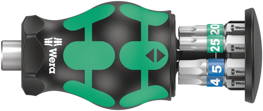 Wera Kraftform Kompakt Stubby Magazin 3 - Handhalter mit Bitset