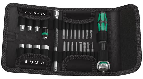 Wera Kraftform Kompakt Zyklop Speed - Knarrenschraubendreher mit Bit-Satz