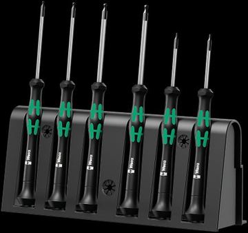 Wera Kraftform Micro 2052/6 Elektroniker Schraubendrehersatz, 6-tlg. von LumaTech