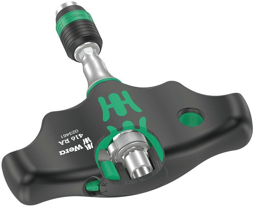 Wera Series 400 T-Handle 416 RA - Bithalte-Schraubendreher mit Ratschenfunktion
