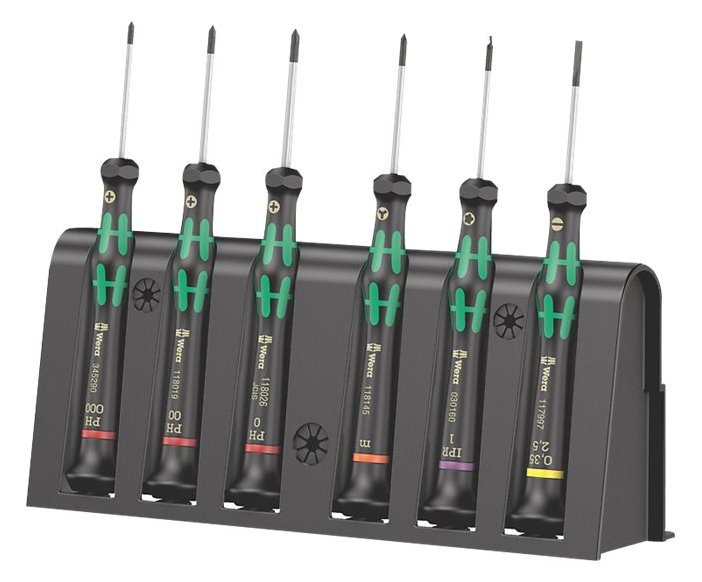 Wera Series Kraftform Micro 2050/6 - Schraubendrehersatz