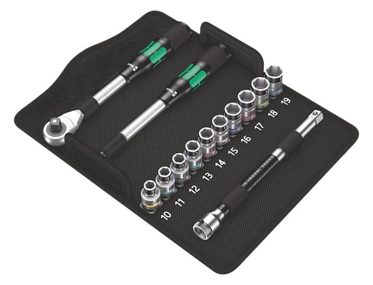 Wera Zyklop 8006 SC 1 - Schlagschrauberset mit Nussensatz