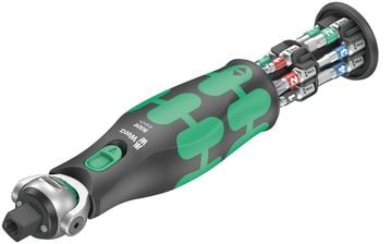 Wera Zyklop 8009 Pocket Set 1 - Drehmomentschlüssel mit Ratschenfunktion und Bit- sowie Steckschlüsselsatz