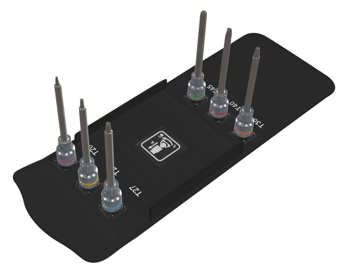 Wera Zyklop 8767 C TORX HF 2 - Einsatzset - 6 Stücke
