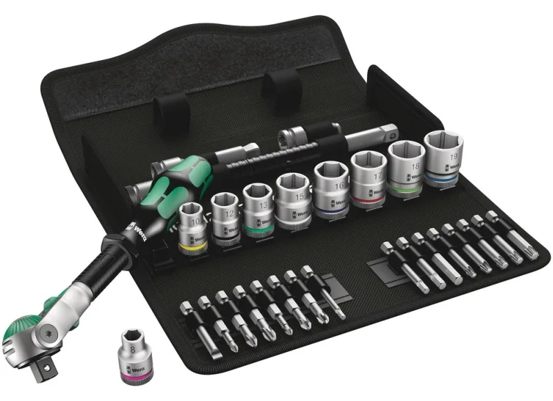 Wera Zyklop Speed 8100 SB 6 - Knarrensatz mit Bit- und Steckschlüssel-Satz, Ansicht 2