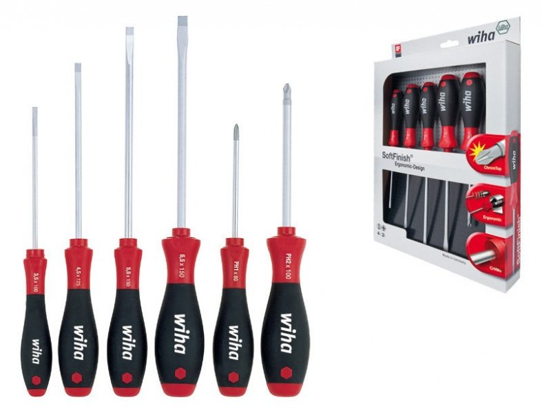 Wiha 302 HK6 SO - Black,Red