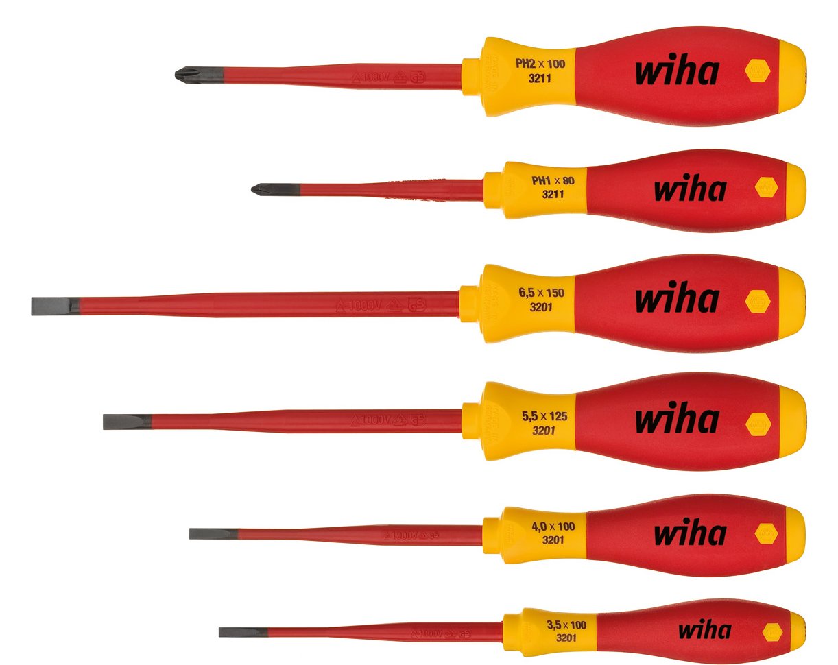 Wiha 3201 K6 - Rot/Gelb