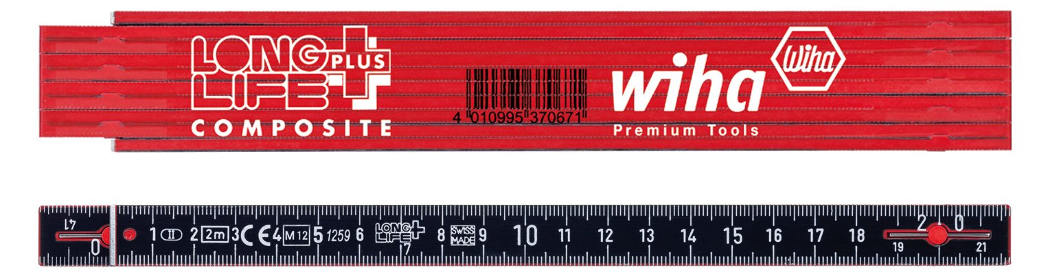 Wiha 410 2005 - Metrisch - 2 m - 15 mm - 124 g