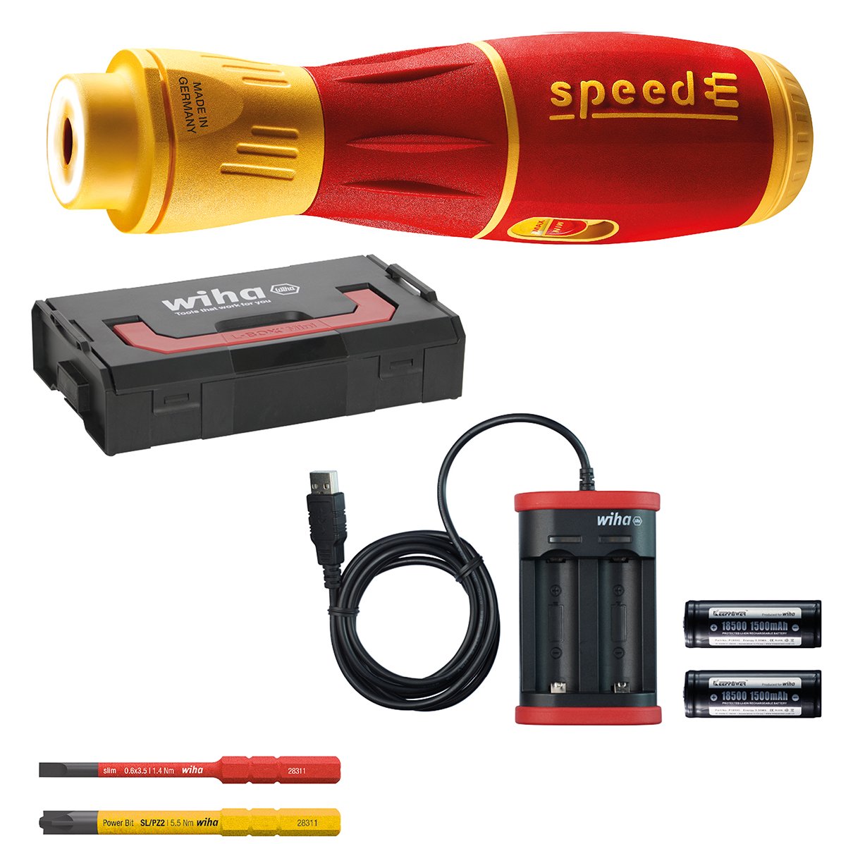 Wiha speedE II electric 591 - E-Schraubendreher-Set