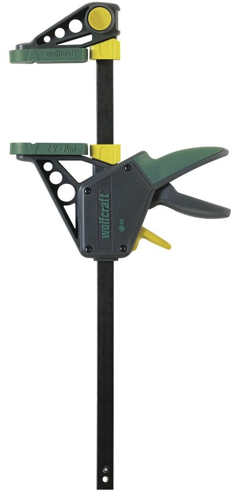 Wolfcraft 1 EHZ PRO 100-915 - Einhandzwinge - Schraubzwinge - Kunststoff - Stahl