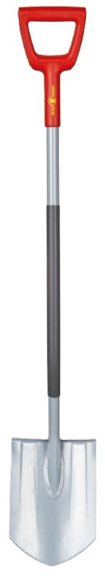 WOLF-Garten ASP-D - Spaten - Stahl - Rot - Edelstahl - D-förmig - 123 cm