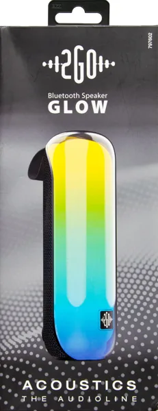 2GO Bluetooth Lautsprecher Acoustic Glow mit RGB-Lichtshow - Lautsprecher - 20 KHz, Ansicht 2