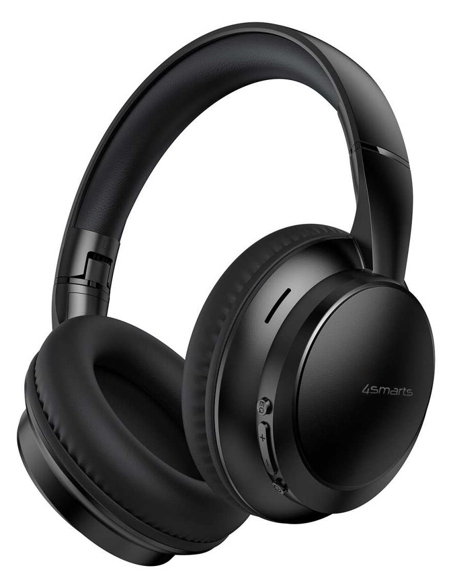 4smarts Over-Ear Bluetooth Kopfhörer SkyBuds Wave schwarz - Kopfhörer