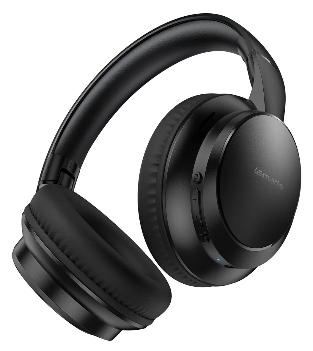 4smarts Over-Ear Bluetooth Kopfhörer SkyBuds Wave schwarz - Kopfhörer, Ansicht 2