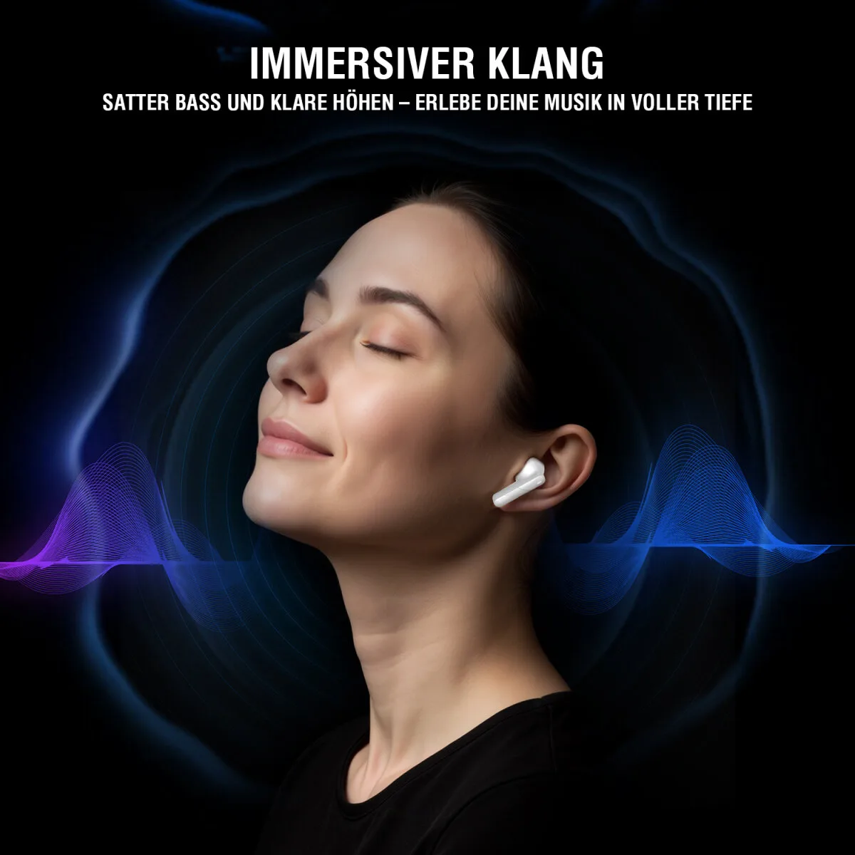 4smarts Wireless Headset SkyBuds Pro ANC weiß - Headset - Kabellos, Ansicht 3