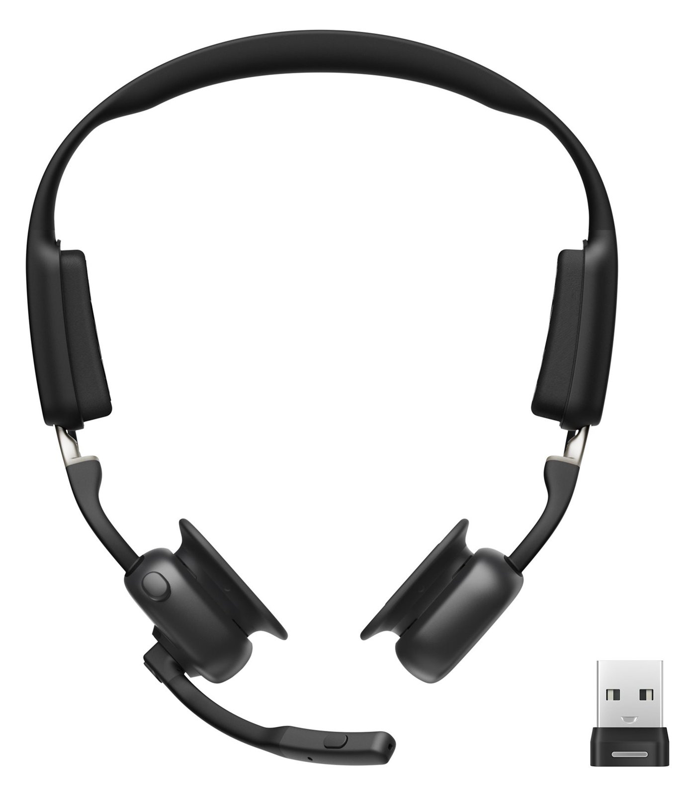 AfterShokz OpenMeet UC with USB-A adapter