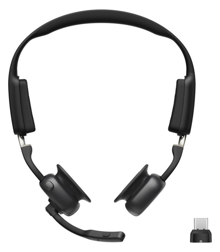 AfterShokz OpenMeet UC with USB-C adapter