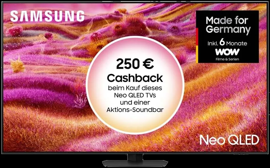 Samsung Neo QLED 4K QN90F 65 Zoll (163 cm) Mini LED Fernseher, Antireflexion, NQ4 AI Gen3 Prozessor, Neo Quantum HDR+, 4K Upscaling Pro, Dolby Atmos, Knox Security, Samsung Vision AI Smart TV — Bild 2
