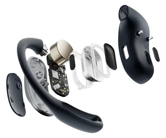 AfterShokz SHOKZ OpenFit Air - True Wireless-Kopfhörer mit Mikrofon, Ansicht 4