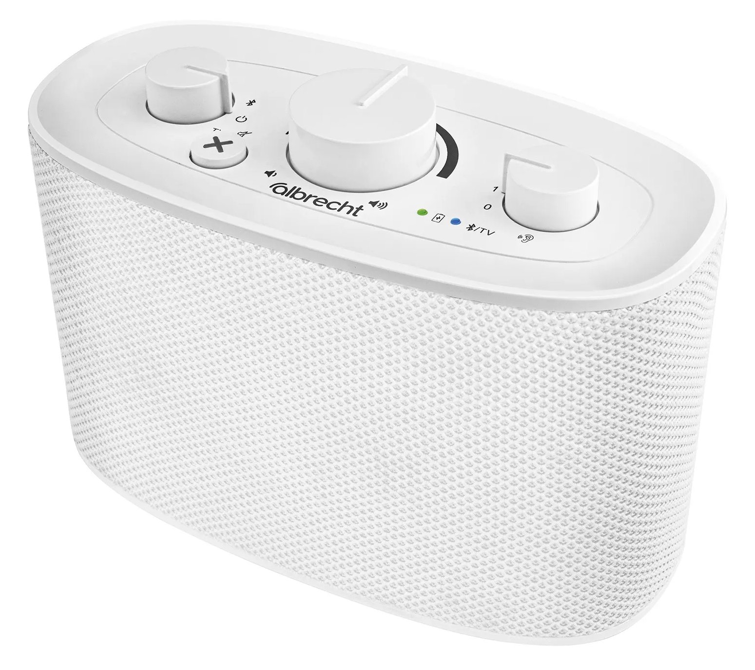 Albrecht 24100 - Lautsprecher Bluetooth Klaro weiß - Lautsprecher