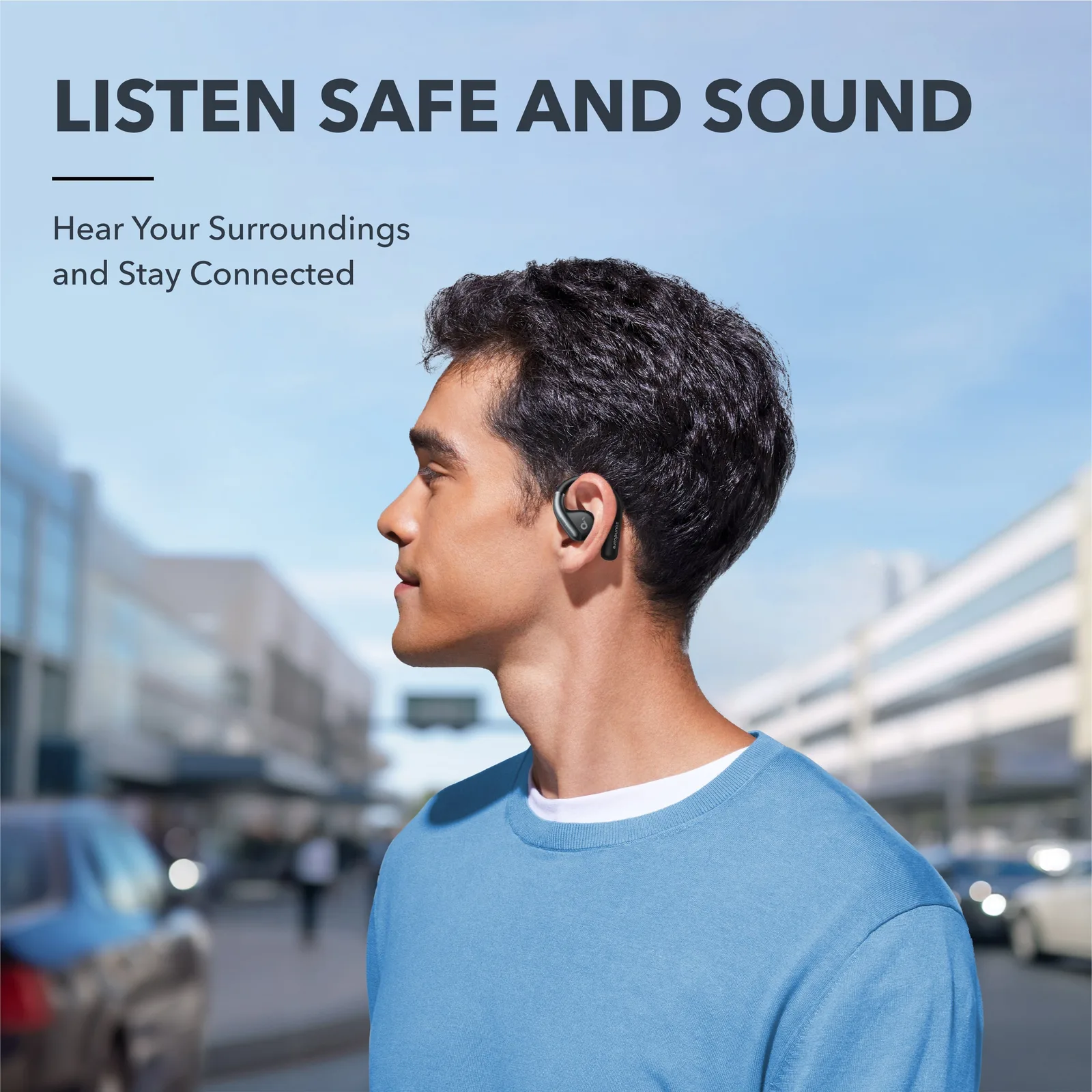 Anker Innovations Soundcore AeroFit - True Wireless-Kopfhörer mit Mikrofon, Ansicht 4
