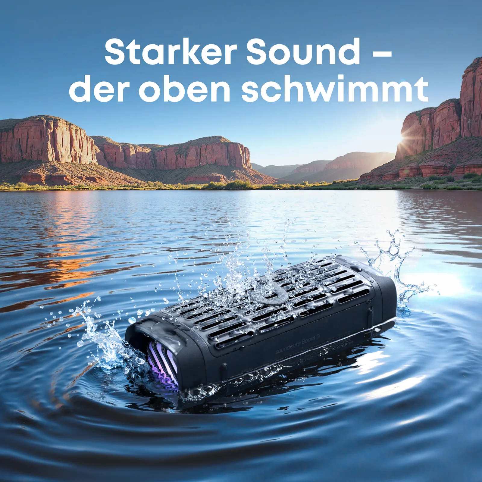 Anker Innovations Soundcore Boom 3i black - Wasserdicht/-fest - Stereo - Lautsprecher - Außenbereich, Ansicht 2