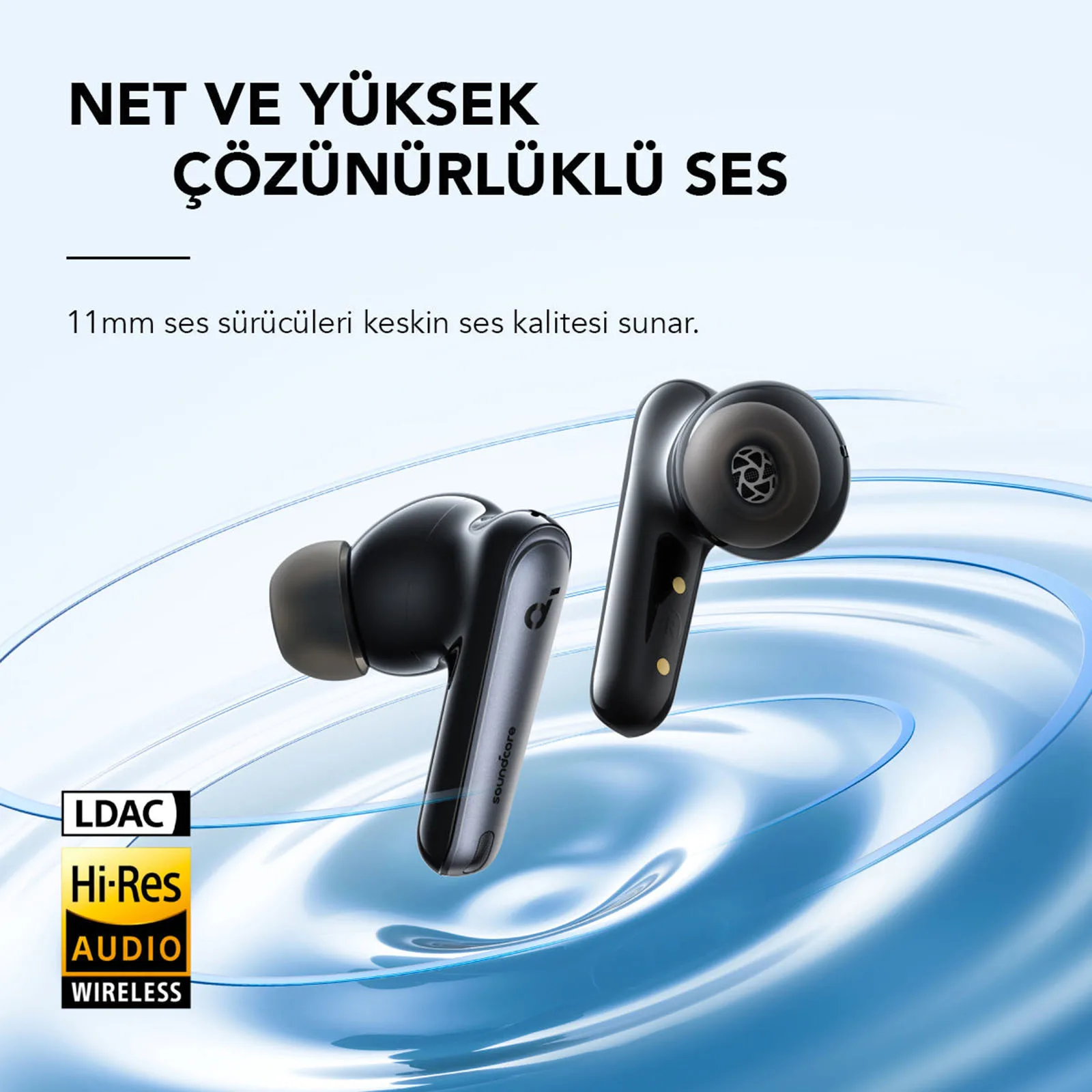 Anker Innovations Soundcore Liberty 4 NC - True Wireless-Kopfhörer mit Mikrofon - weiß, Ansicht 3