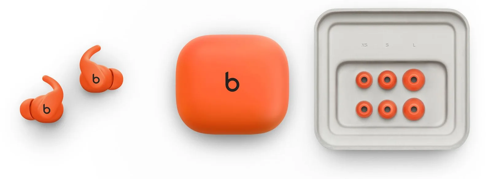Apple Powerbeats Fit - True Wireless-Kopfhörer mit Mikrofon - orange, Ansicht 3