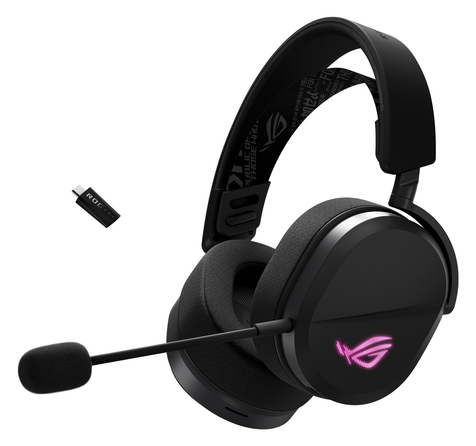 ASUS ROG Pelta - Headset - ohrumschließend - Bluetooth / 2,4 GHz Funkfrequenz