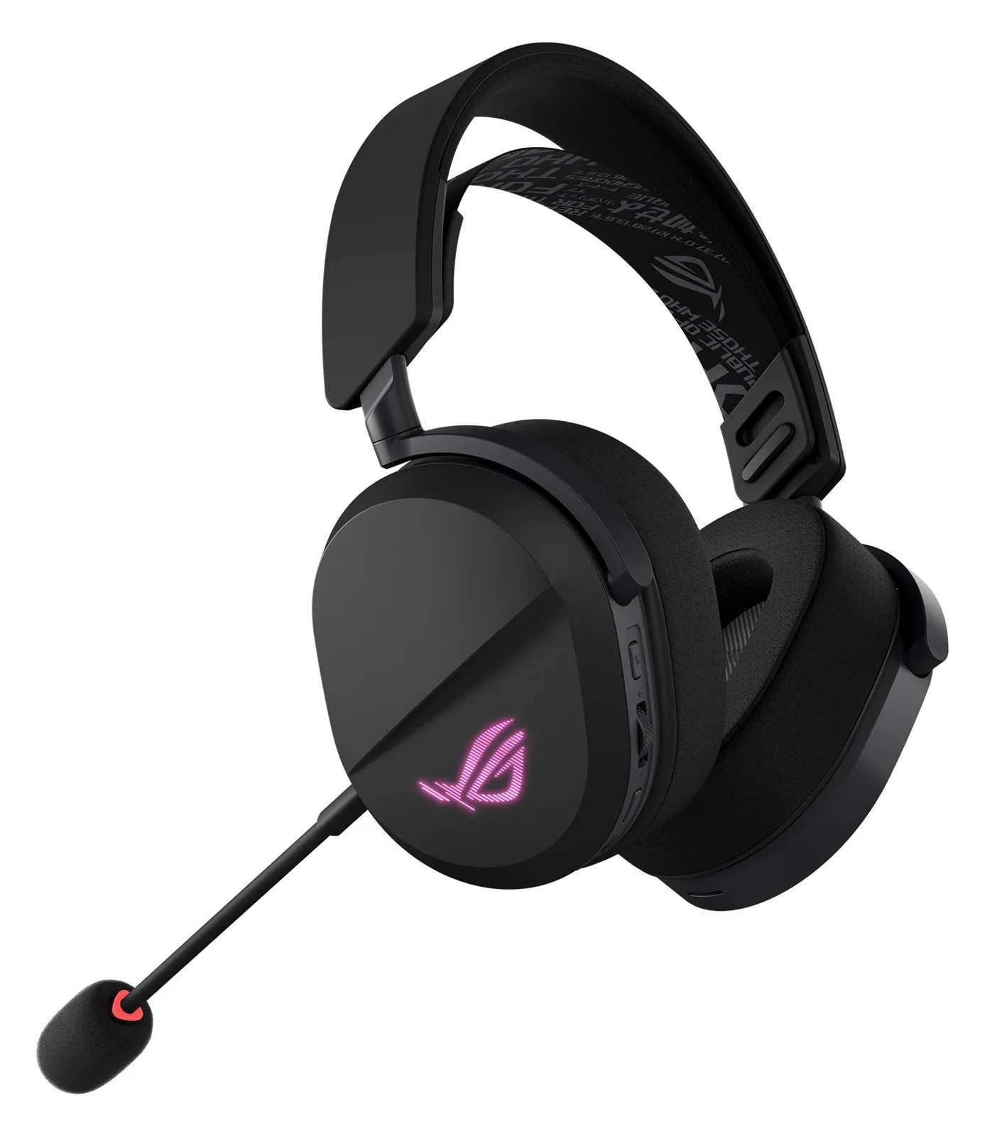 ASUS ROG Pelta - Headset - ohrumschließend - Bluetooth / 2,4 GHz Funkfrequenz - Schwarz, Ansicht 4