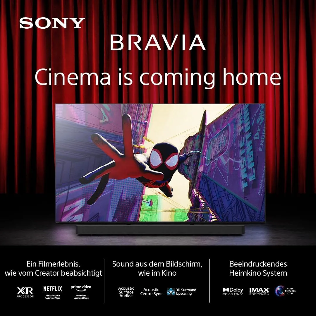 Sony BRAVIA 9 QLED (XR l Mini LED) 75 Zoll 4K HDR Google Smart TV (2024) | Gaming-Funktionen, IMAX Erweitert, Dolby Vision Atmos, Chromecast, AirPlay, 120Hz K75R90 [Energieklasse D] — Bild 3