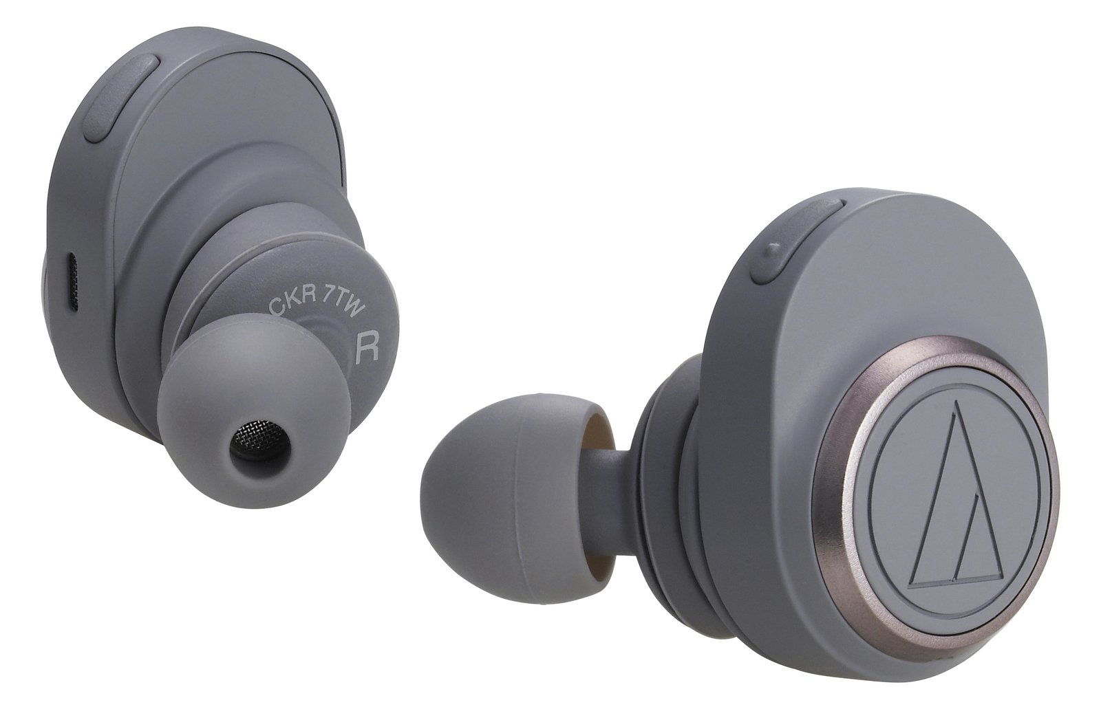 Audio-Technica ATH-CKR7TW - Kopfhörer - im Ohr - Anrufe & Musik - Grau - Binaural - 0,3 m