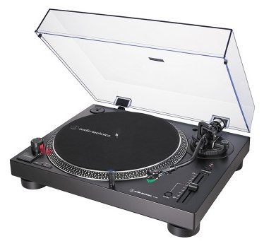 Audio-Technica AT-LP120X - Plattenspieler mit Direktantrieb - Manuell - Schwarz - Aluminium - 33 1/3,45,78 RPM von LumaTech