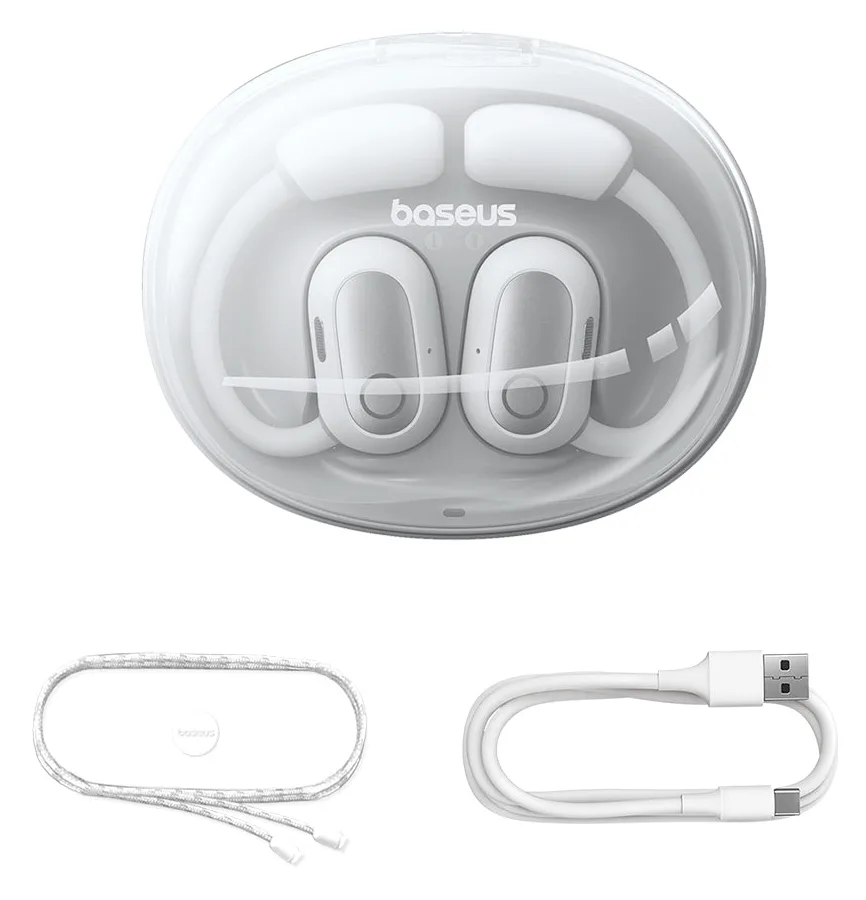 Baseus Eli Sport 1 Open-Ear TWS Earbuds Weiß - Kopfhörer - Stereo, Ansicht 4