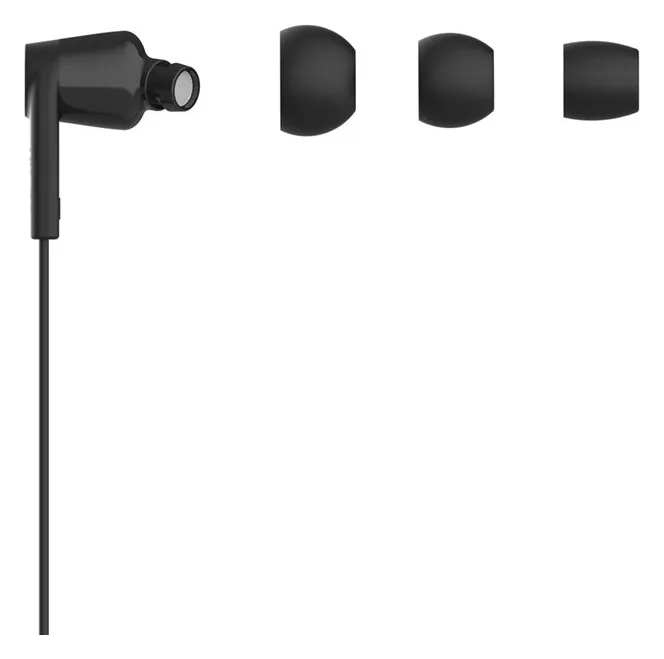 Belkin ROCKSTAR - Ohrhörer mit Mikrofon - im Ohr - Schwarz, Ansicht 3