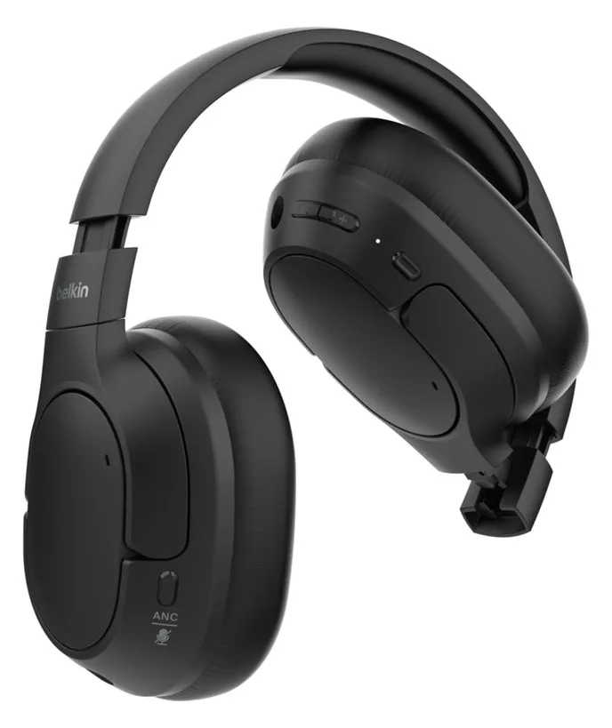 Belkin SoundForm Isolate - Kopfhörer mit Mikrofon - Schwarz, Ansicht 3