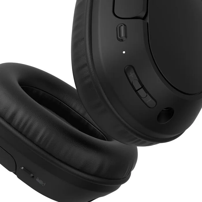 Belkin SoundForm Surround - Kopfhörer mit Mikrofon - Schwarz, Ansicht 2