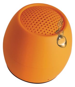 BOOMPODS Zero Speaker - 3 cm - 3 W - Kabellos - Tragbarer Mono-Lautsprecher - Orange - Sphärisch von LumaTech