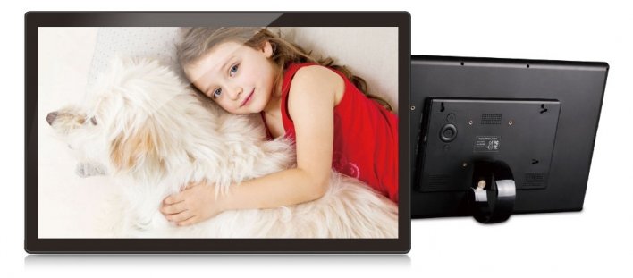 BRAUN PHOTO DigiFrame 215 Business Line, 54,6 cm (21.5"), 1920 x 1080 Pixel, IPS, 16:9, AVI, MOV, MP4, MPG, VOB, SD
