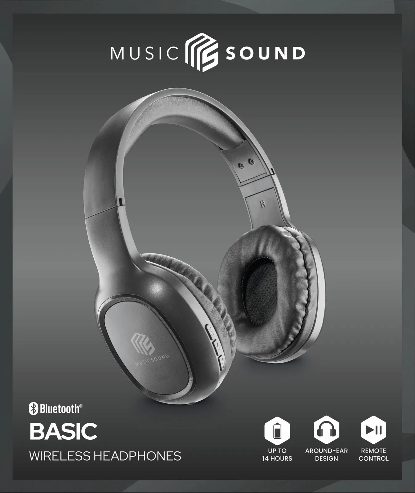 Cellularline Music & Sound Bluetooth Headphone BASIC Black - Kopfhörer - Fernbedienung, Ansicht 2